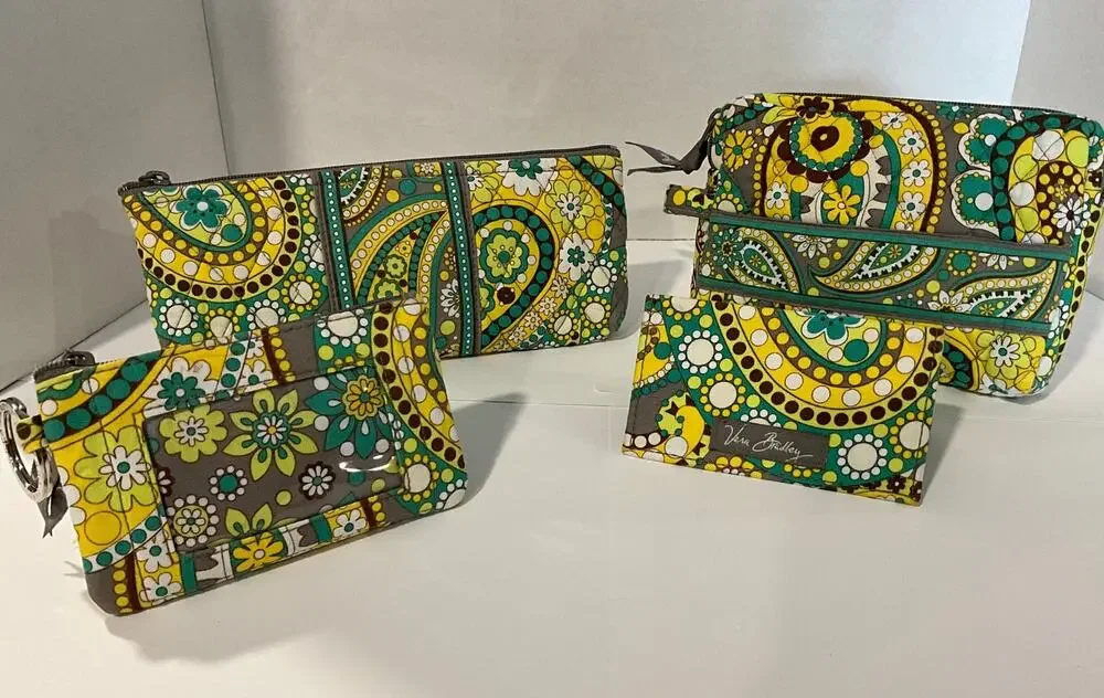 Vera Bradley Lemon Parfait Set of 4